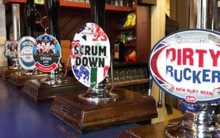 Our Ale hand pumps