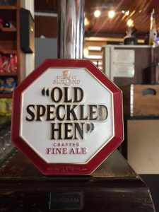 Old Speckled Hen Tap Badge