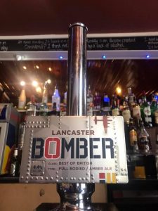 Lancaster Bomber - Full Bodied Amber Ale - Tap Badge