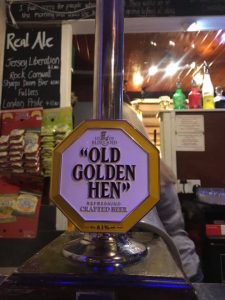 Old Golden Hen Tap Badge