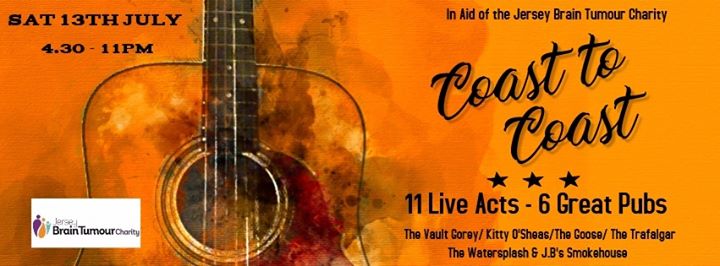 Poster for Coast to Coast Live Music Event on 13th July