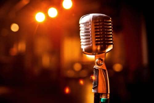 Microphone used for live music